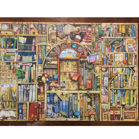 Ravensburger The Bizarre Bookshop No. 2 1000 Piece Jigsaw Puzzle *COMPLETE* - Picture 6 of 6